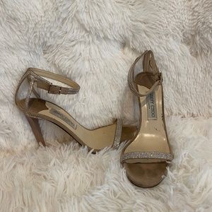 Jimmy Choo Swarovski embellished heels